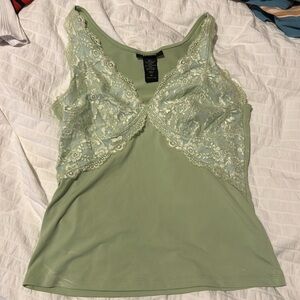 Vintage Express lace tank top